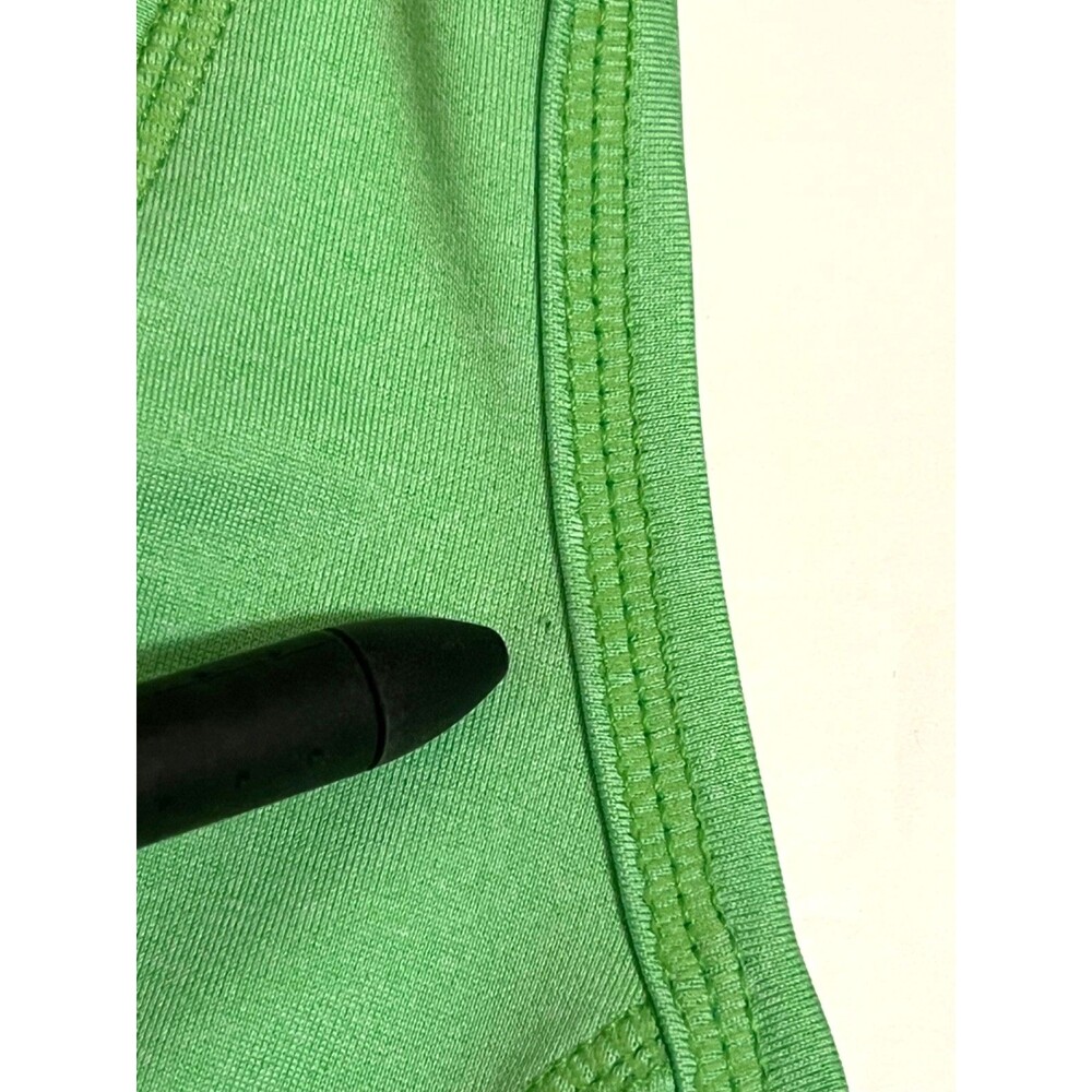 ATHLETA Bright Green Northern Lights Reflective Tank Top Athletic Running XL NWT - Picture 8 of 8